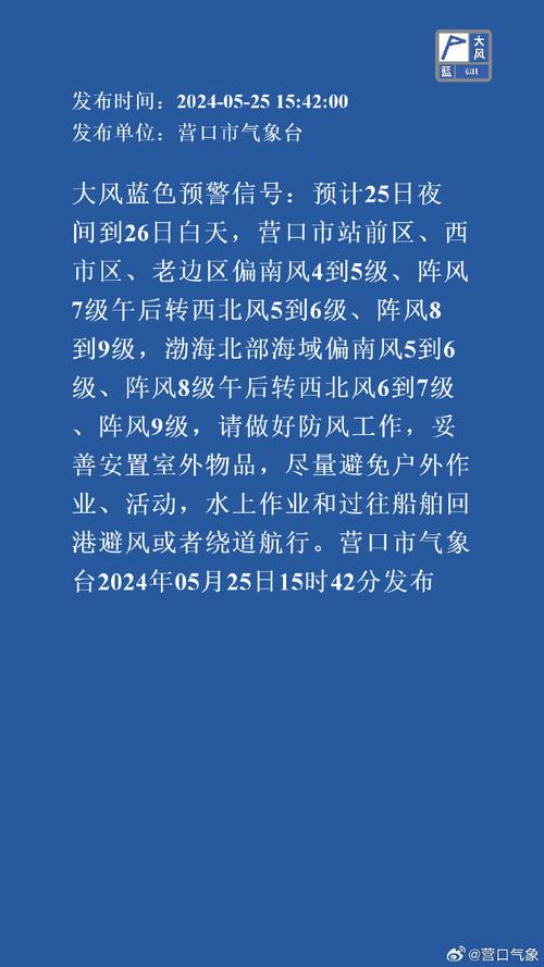 中央气象台发布大风蓝色预警,河北等地阵风可达7~8级