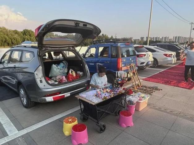 行李箱、露营车、买菜车齐上阵,北京书市临近结束,市民淘书忙