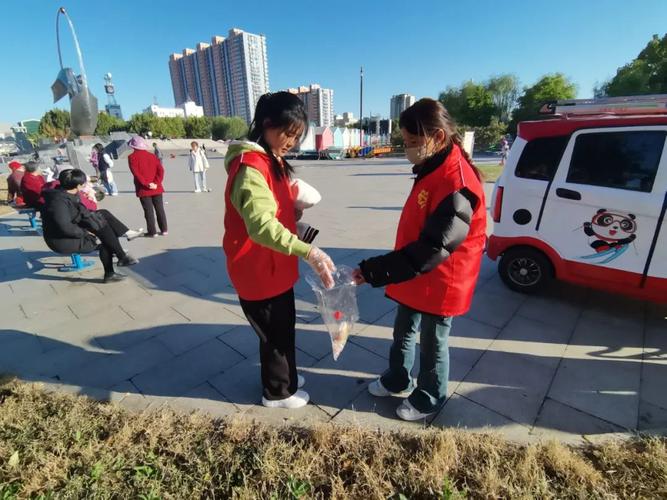 平谷21支服务队办了一场志愿服务市集
