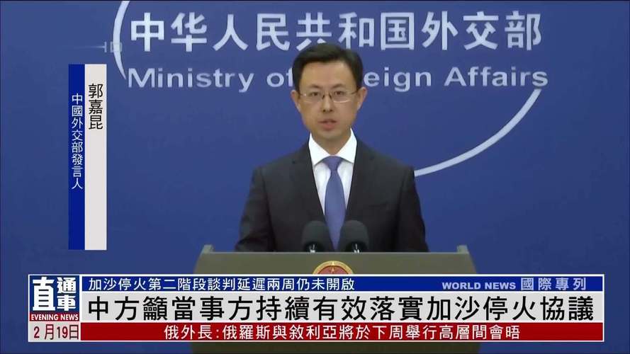 外交部:中方支持一切有助于加沙实现永久、全面停火的努力