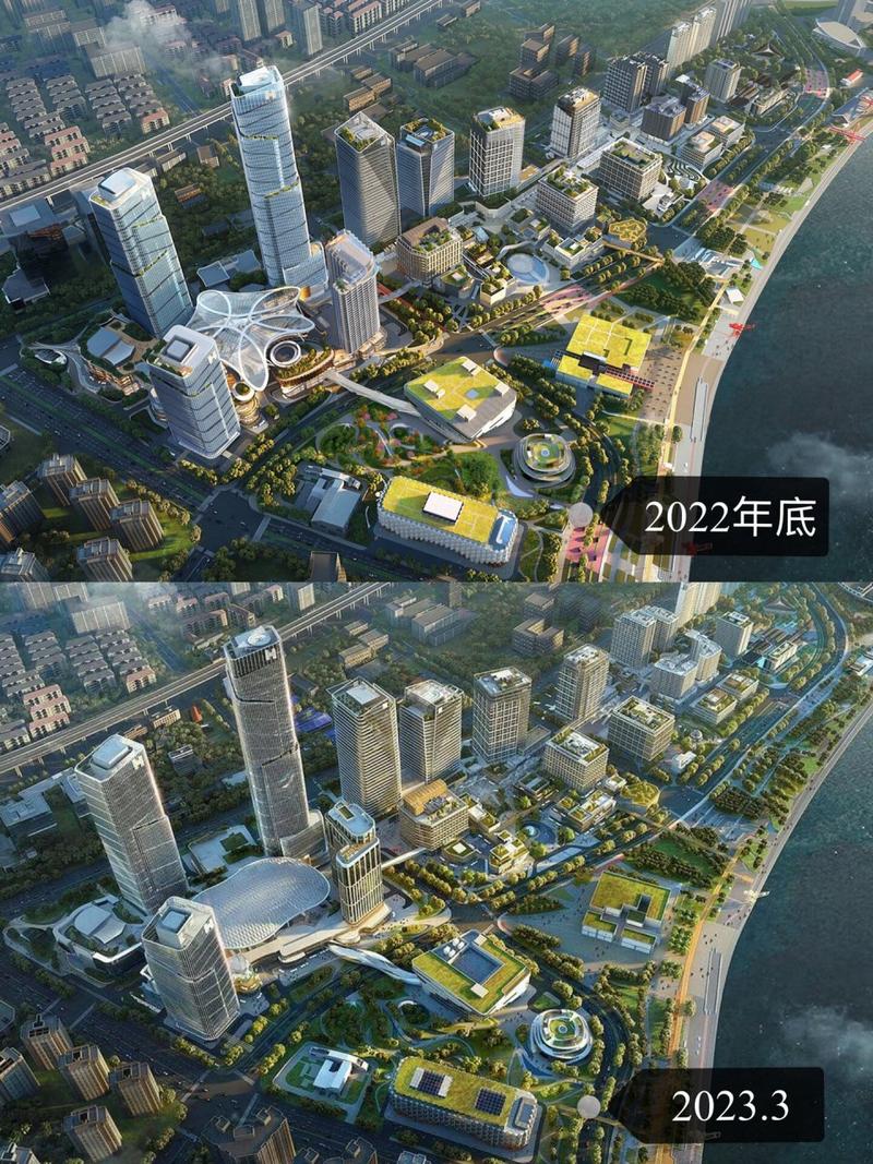 上海再出发|徐汇西岸金融城、滨江复星中心等18个重大工程项目复工