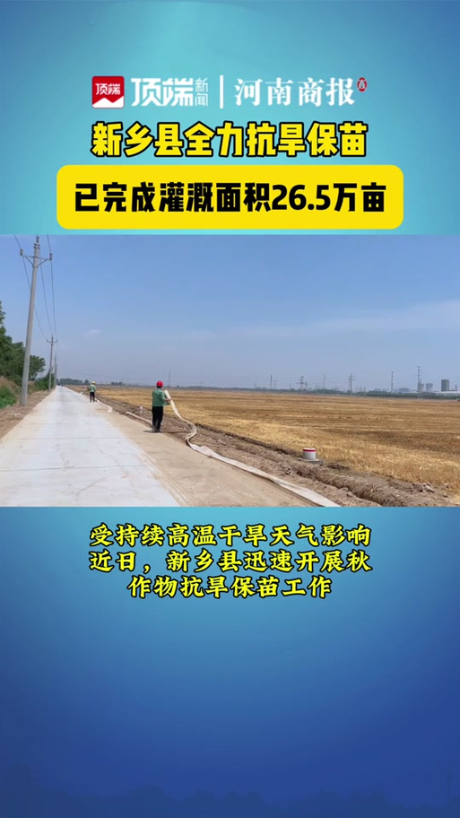 千方百计调度水源 多地农技实招抗旱保夏播